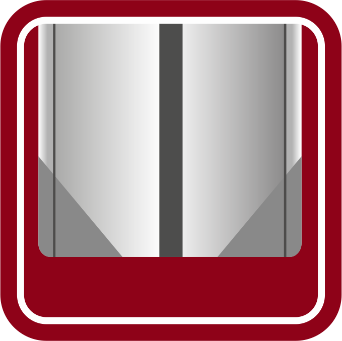 Three-side sealed / flat bags