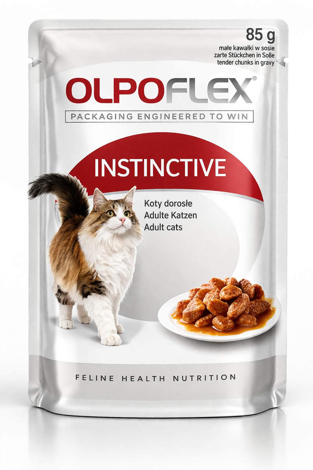 Pet food packaging pouch